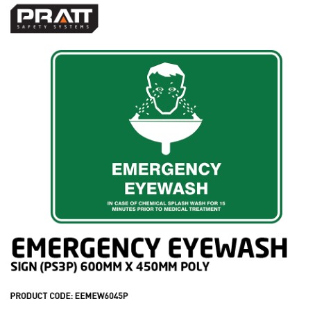 PRATT EMERGENCY EYEWASH PIC (PS3P) 600 X 450 POLY